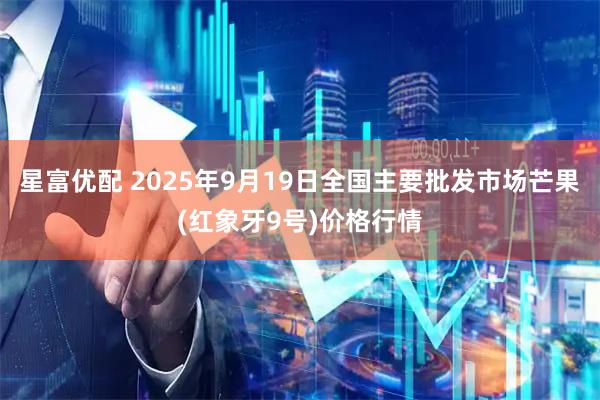 星富优配 2025年9月19日全国主要批发市场芒果(红象牙9号)价格行情