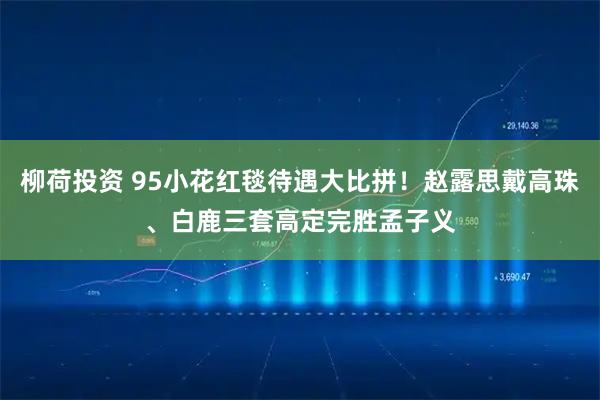 柳荷投资 95小花红毯待遇大比拼！赵露思戴高珠、白鹿三套高定完胜孟子义
